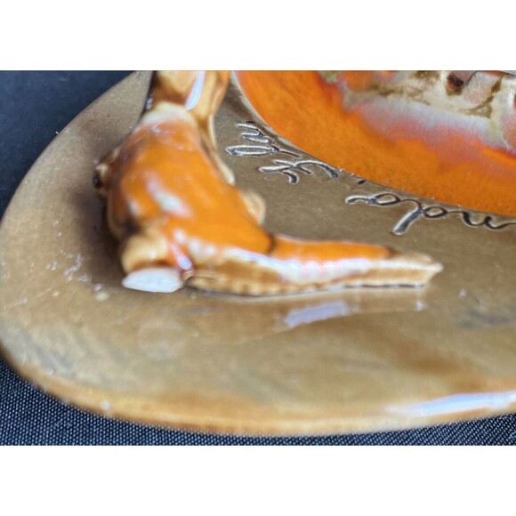 VINTAGE 1950’s ORLANDO FLORIDA ALLIGATOR ASHTRAY PORCELAIN  SMALL CHIP - Picture 5 of 14